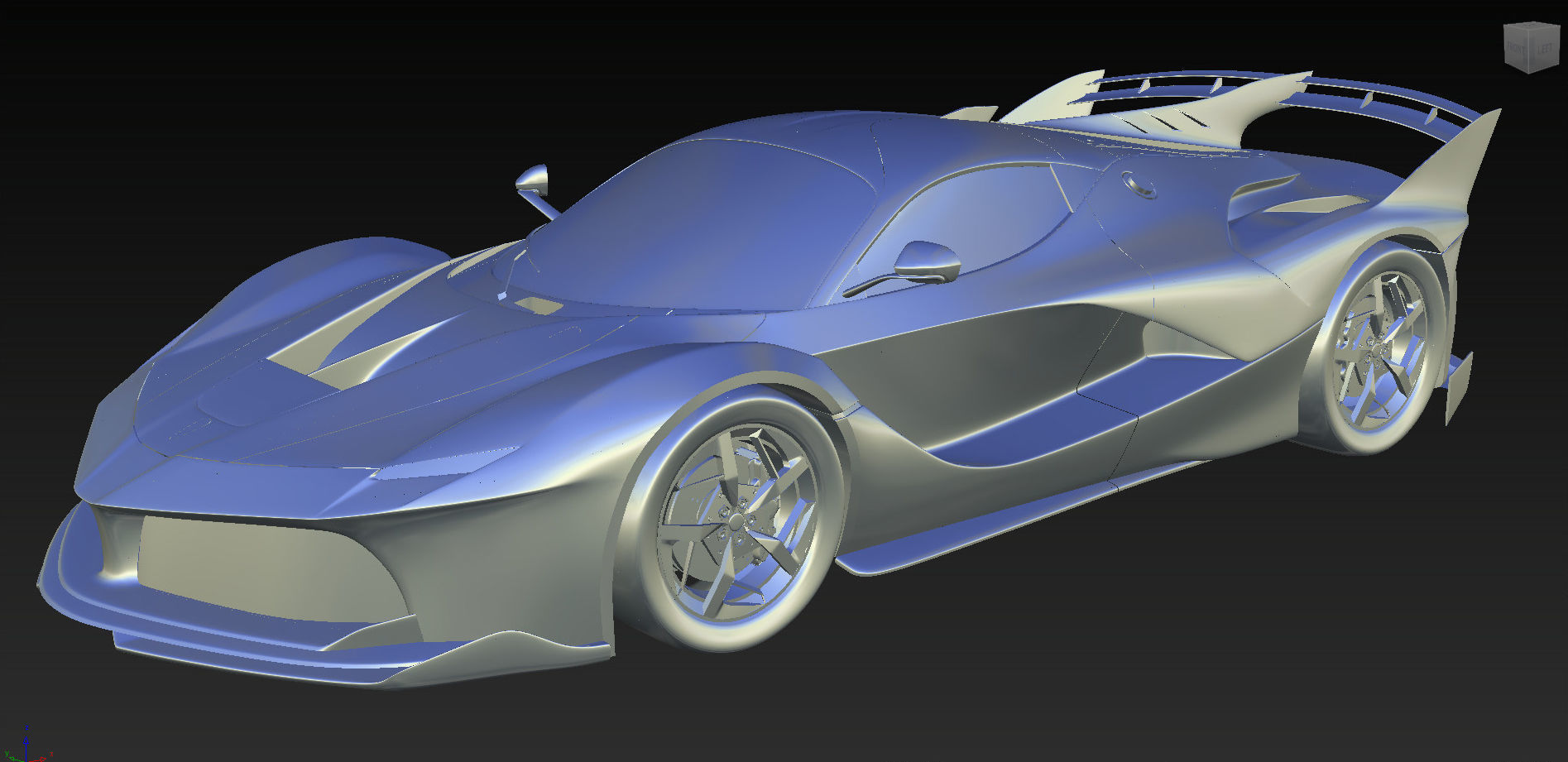 Ferrari FXX-K 2015 custom-Obj-Exterior 3D model_1