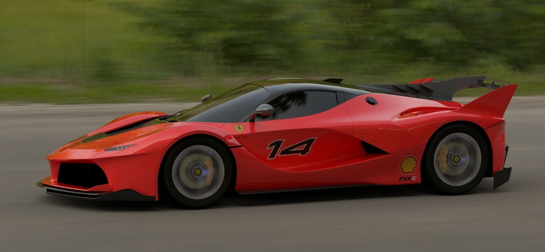 Ferrari FXX-K 2015 custom-Obj-Exterior 3D model_20