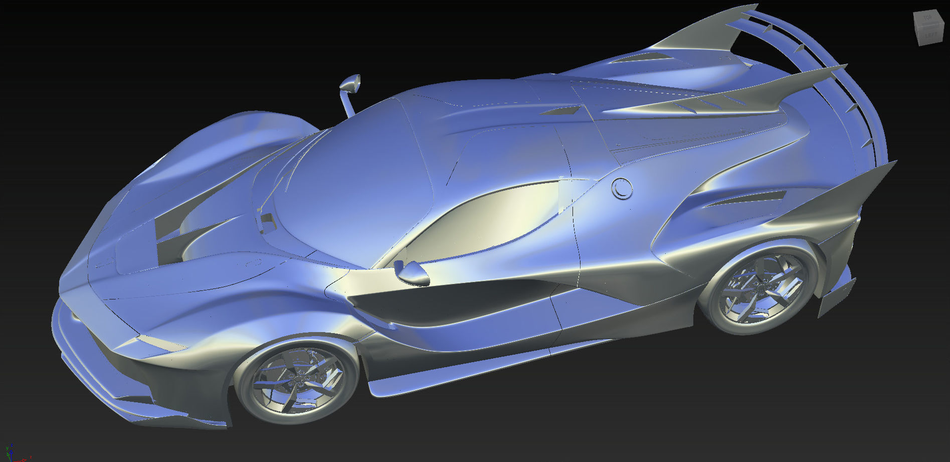 Ferrari FXX-K 2015 custom-Obj-Exterior 3D model_2