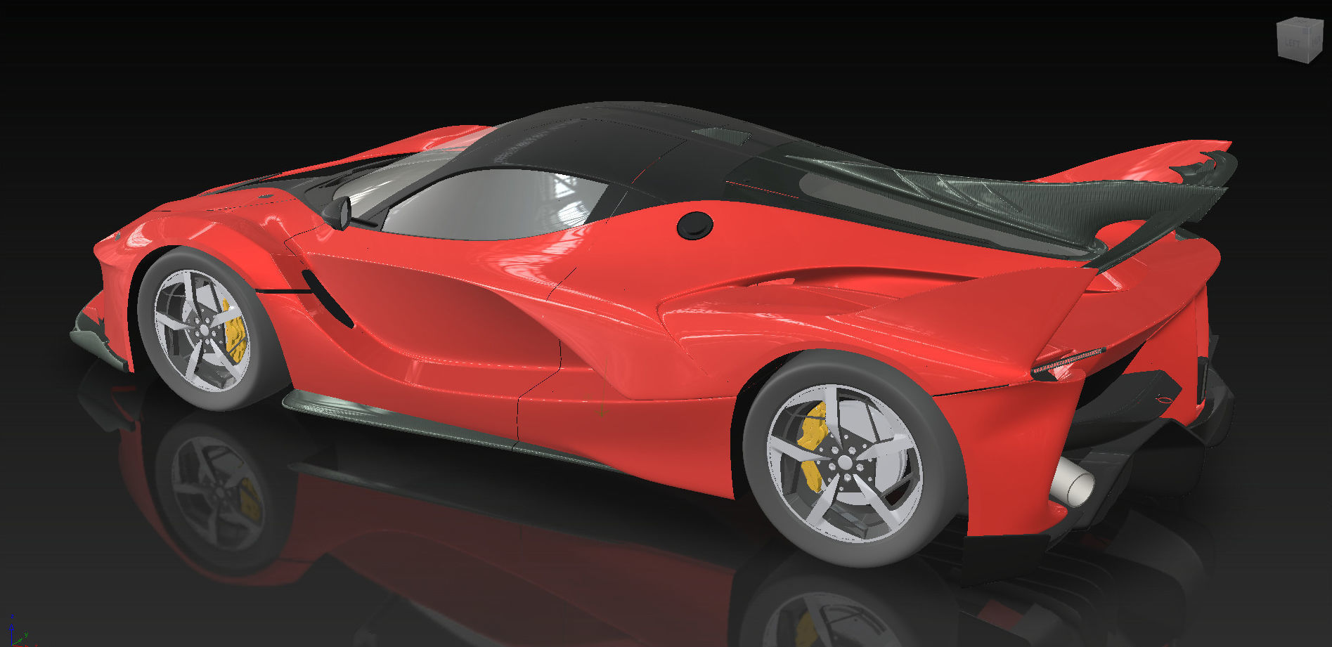 Ferrari FXX-K 2015 custom-Obj-Exterior 3D model_13