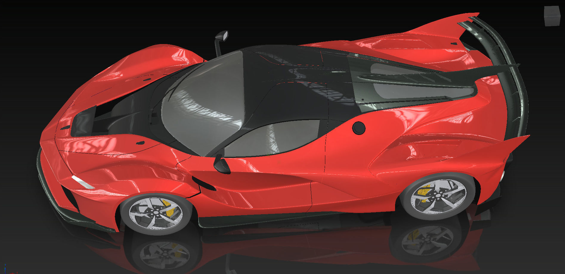 Ferrari FXX-K 2015 custom-Obj-Exterior 3D model_12