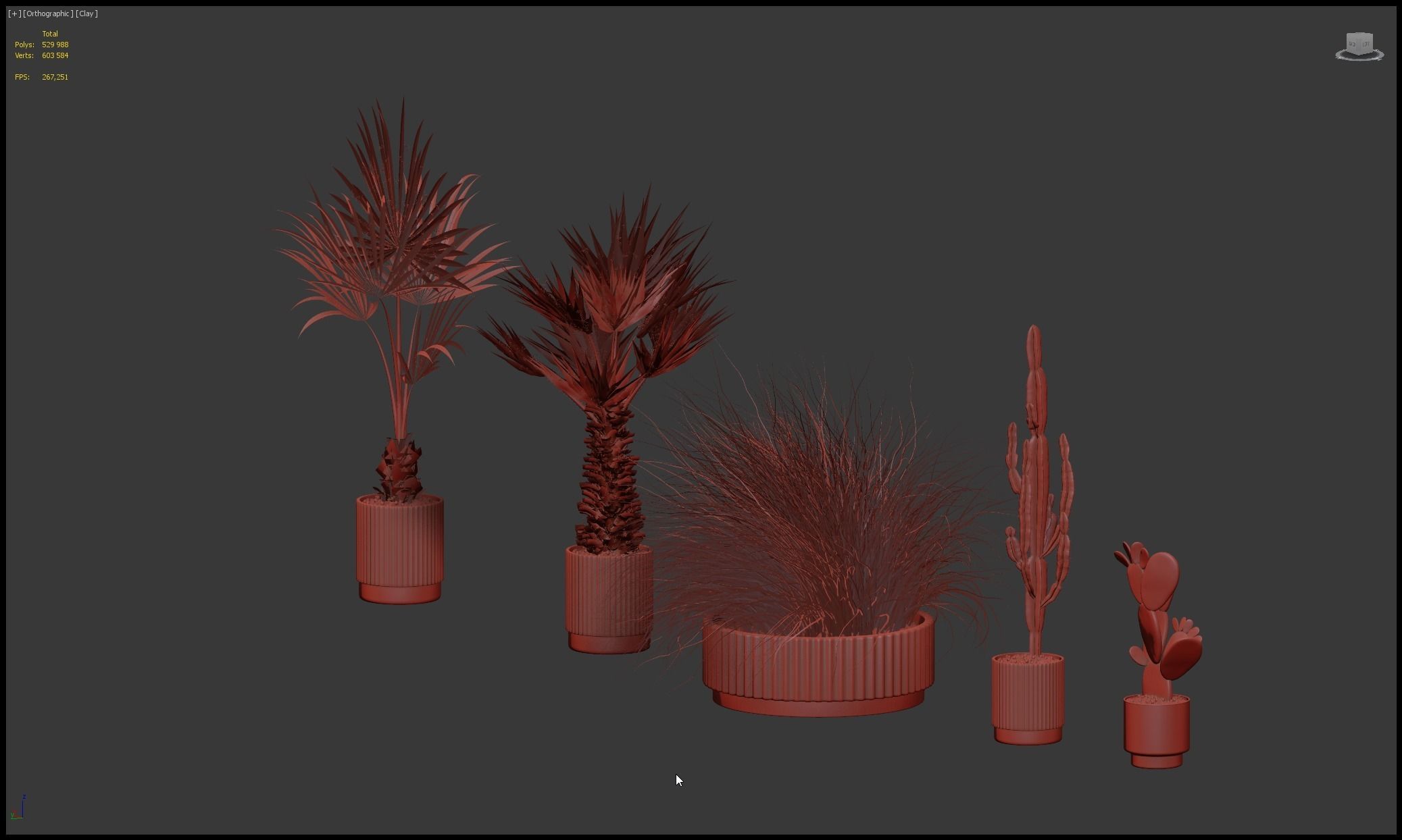 20 Photorealistic Flowers for Interiors - set 201 203 205 216 3D Model Collection_77