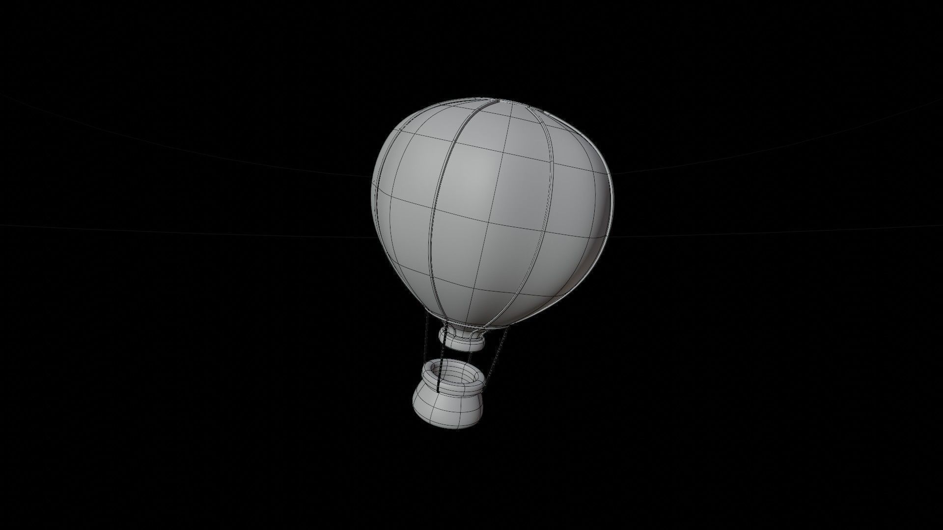 Air Balloon 3D model_1