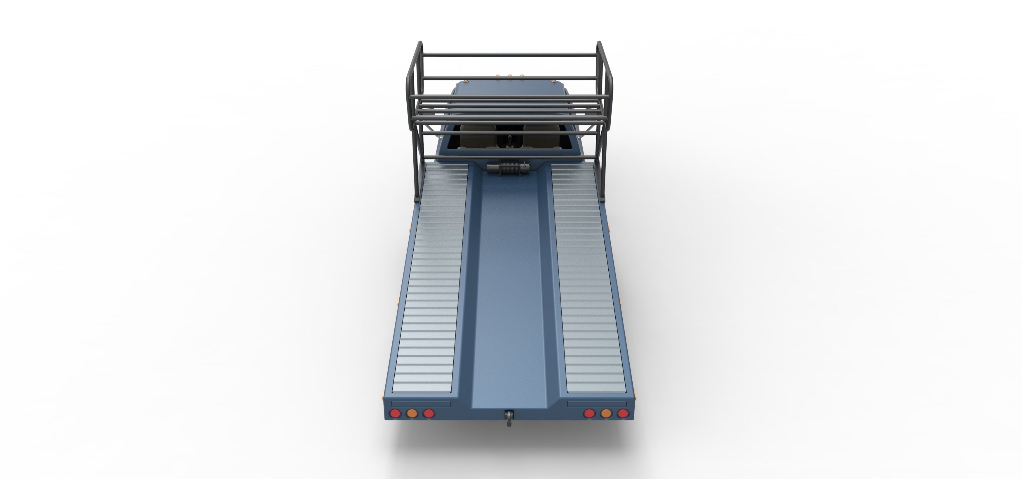 Vintage Transporter truck for Race car Version 2 Scale 1 to 25 3D print model_25