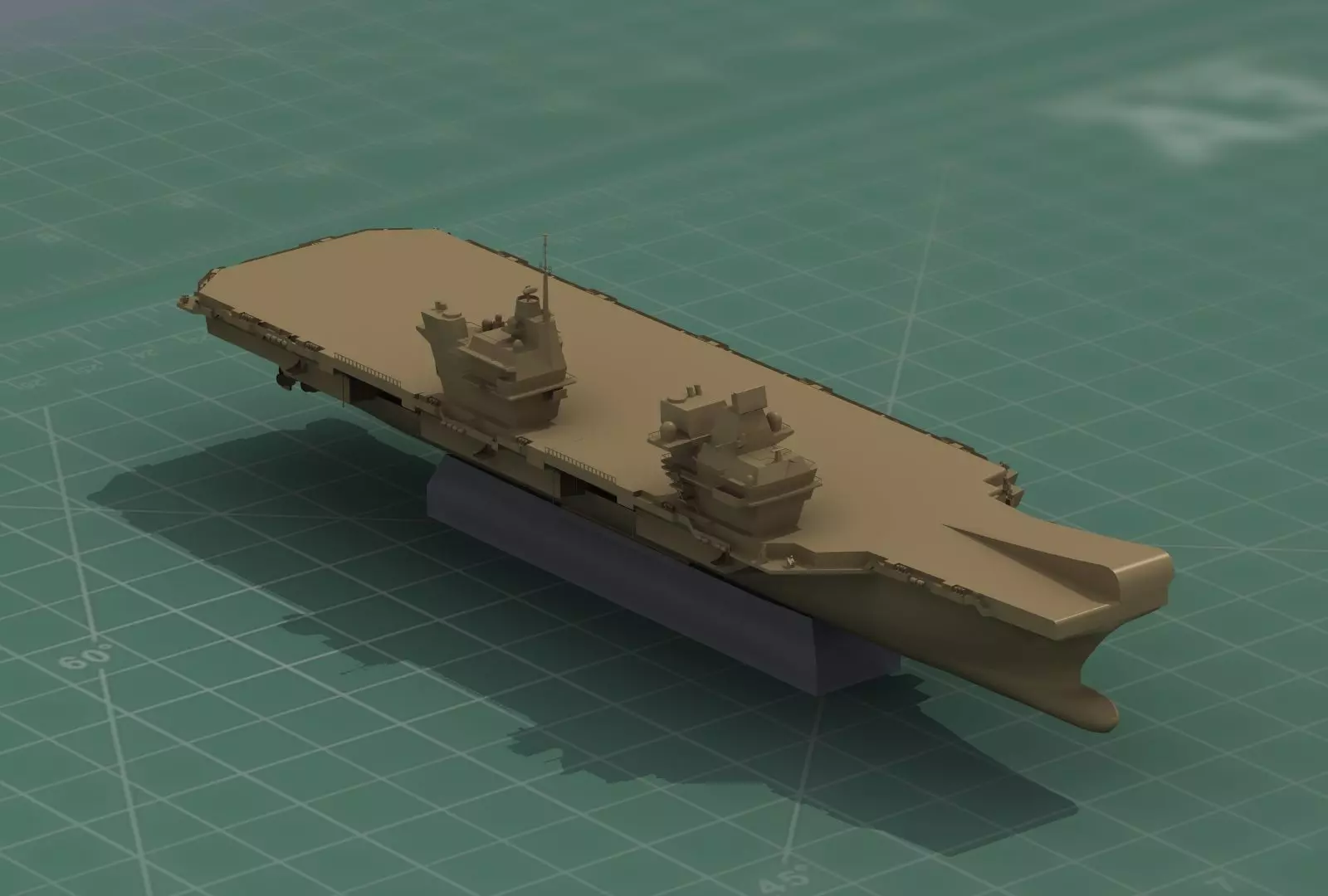 HMS Prince of Wales Aircraft Carrier 3D Print STL Model 3D print model