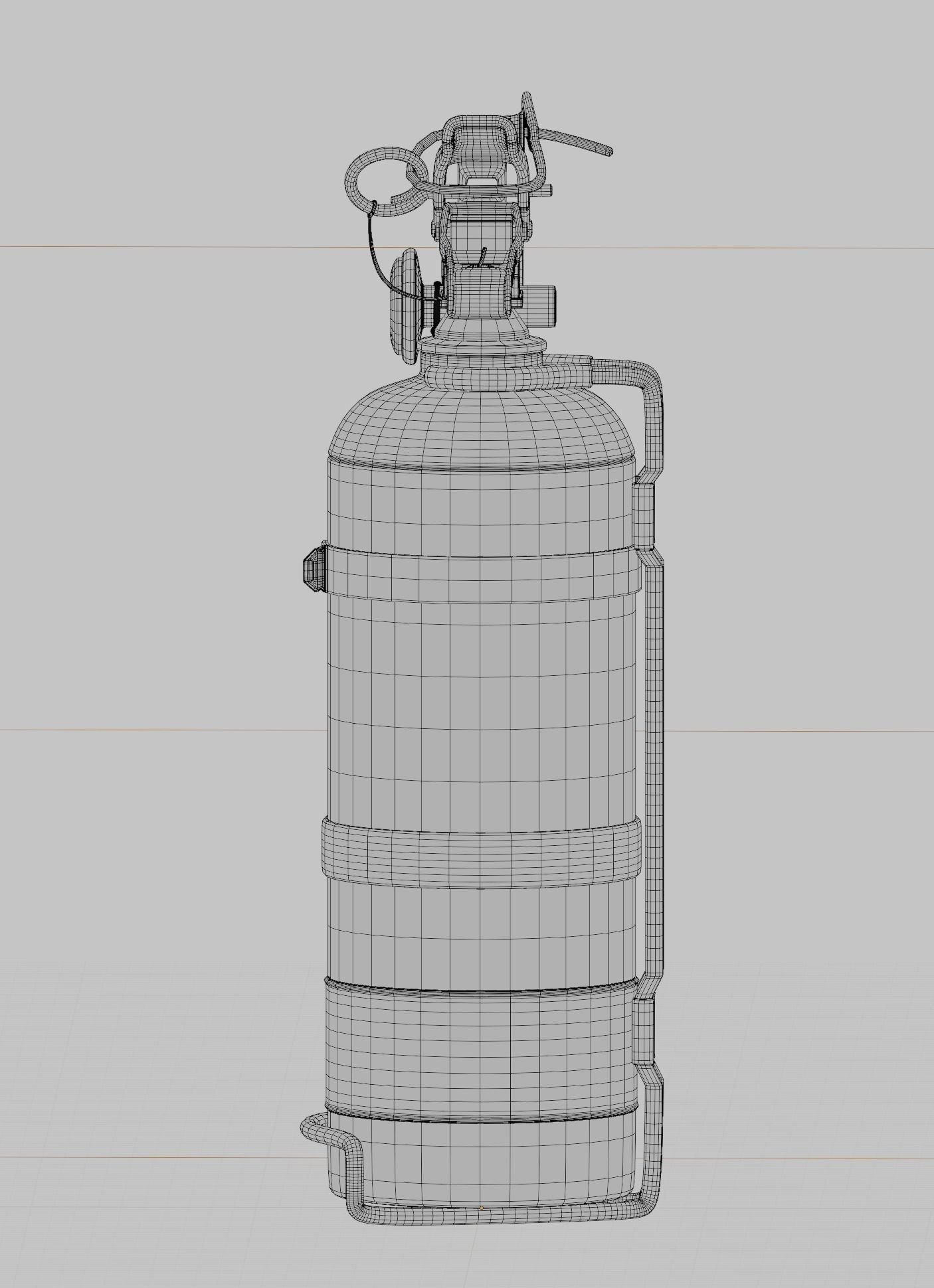 Fire extinguisher  3D model_7