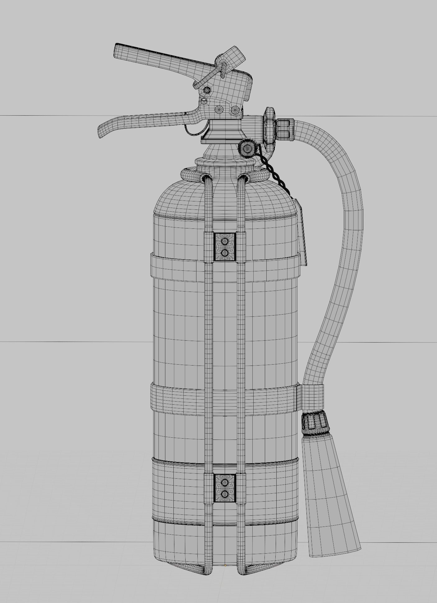 Fire extinguisher  3D model_8