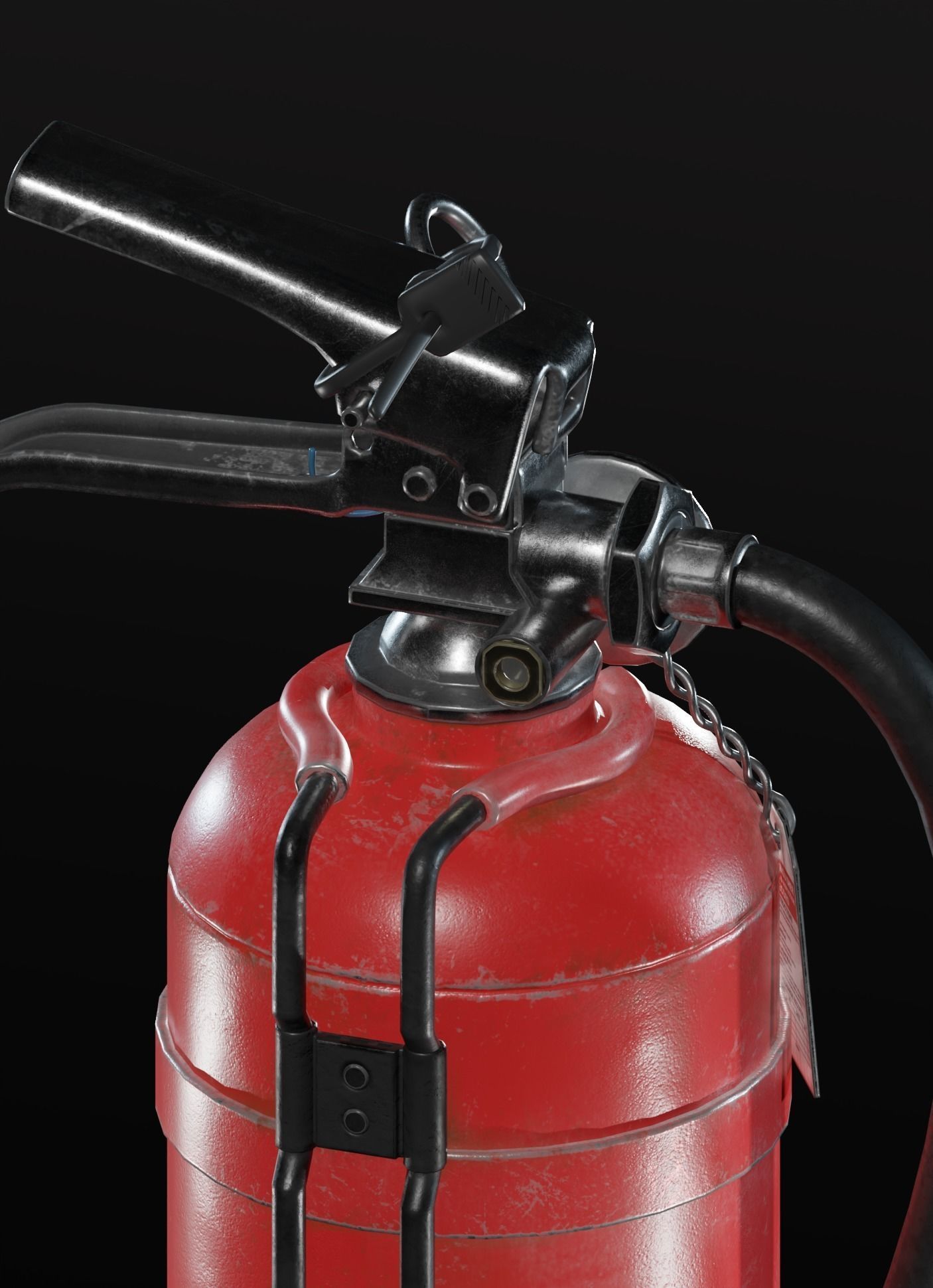 Fire extinguisher  3D model_5