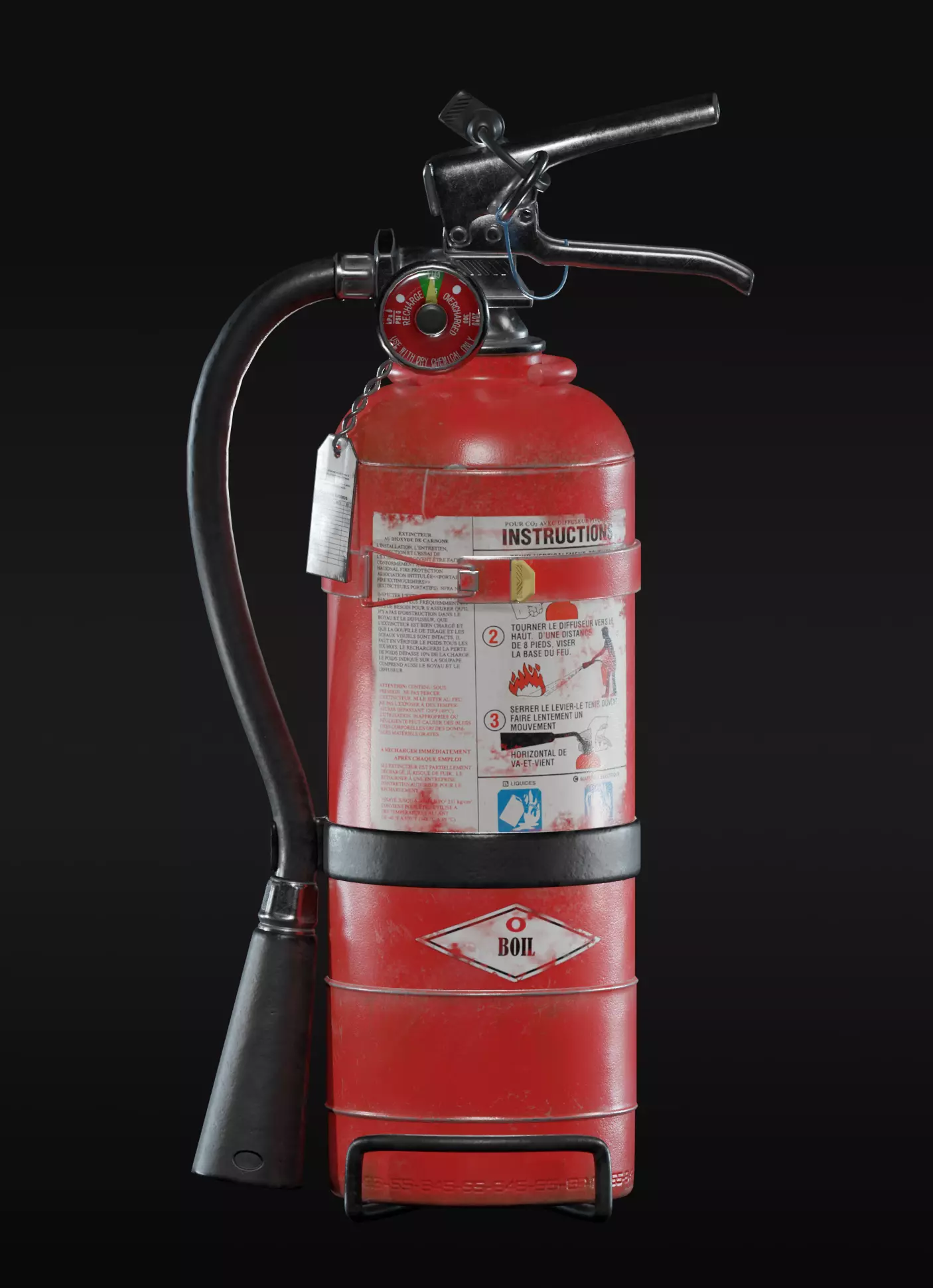 Fire extinguisher  3D model_0