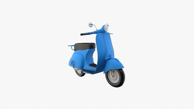 Vespa Scooter 3D model