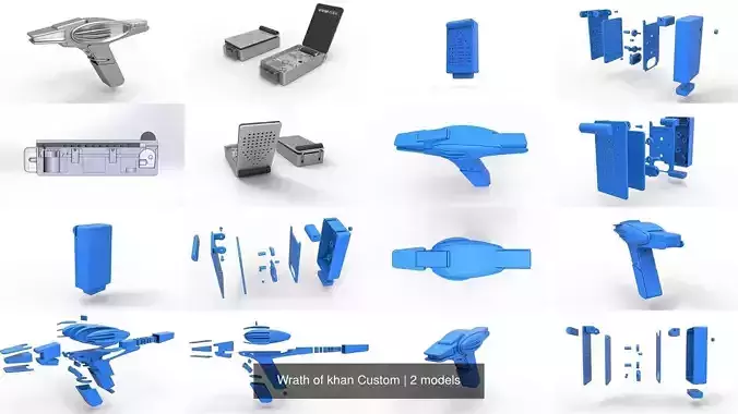 Wrath of khan Custom 3D Model Collection