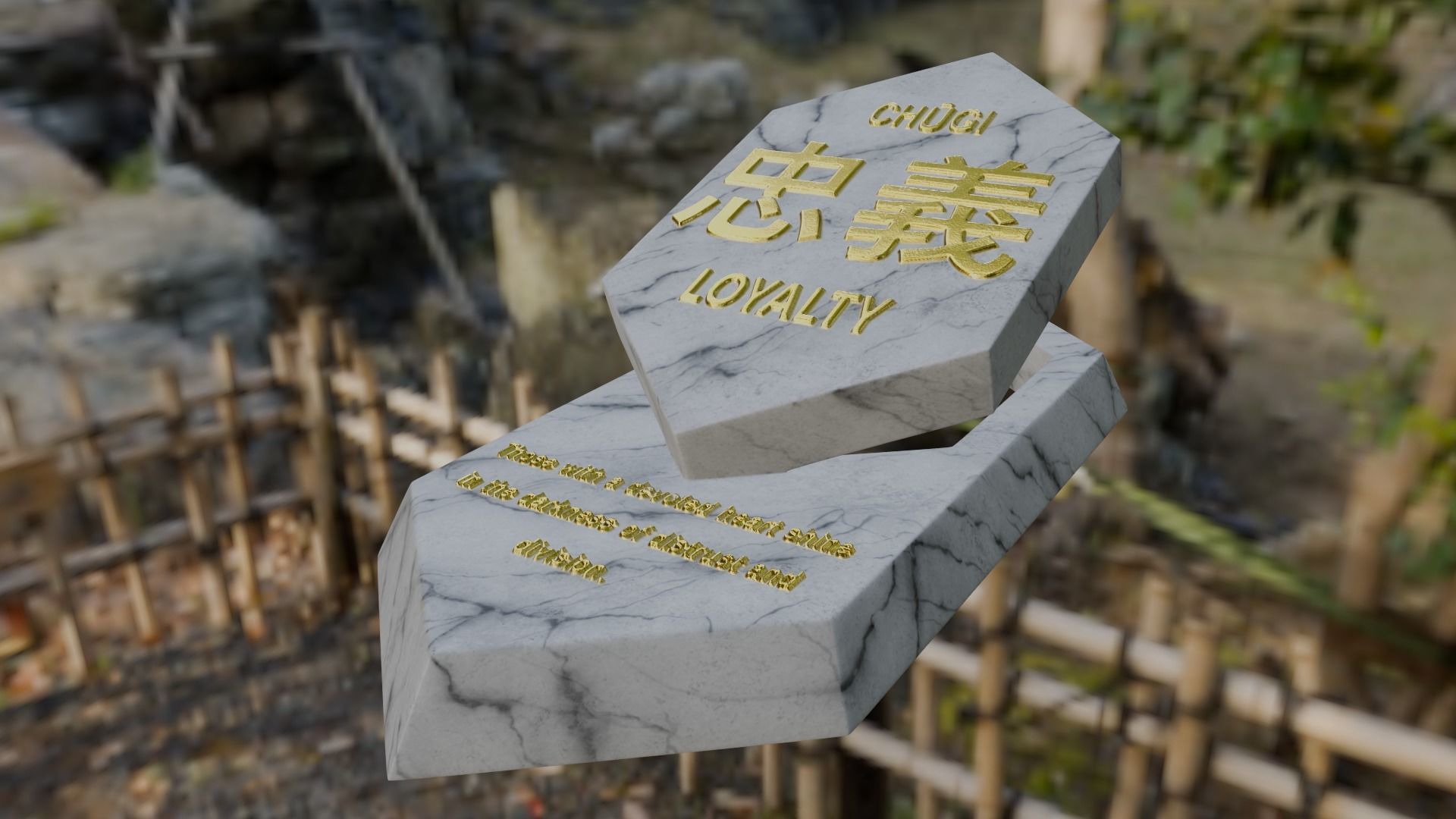 Motivational tablet with message about loylaty 3D print model_1