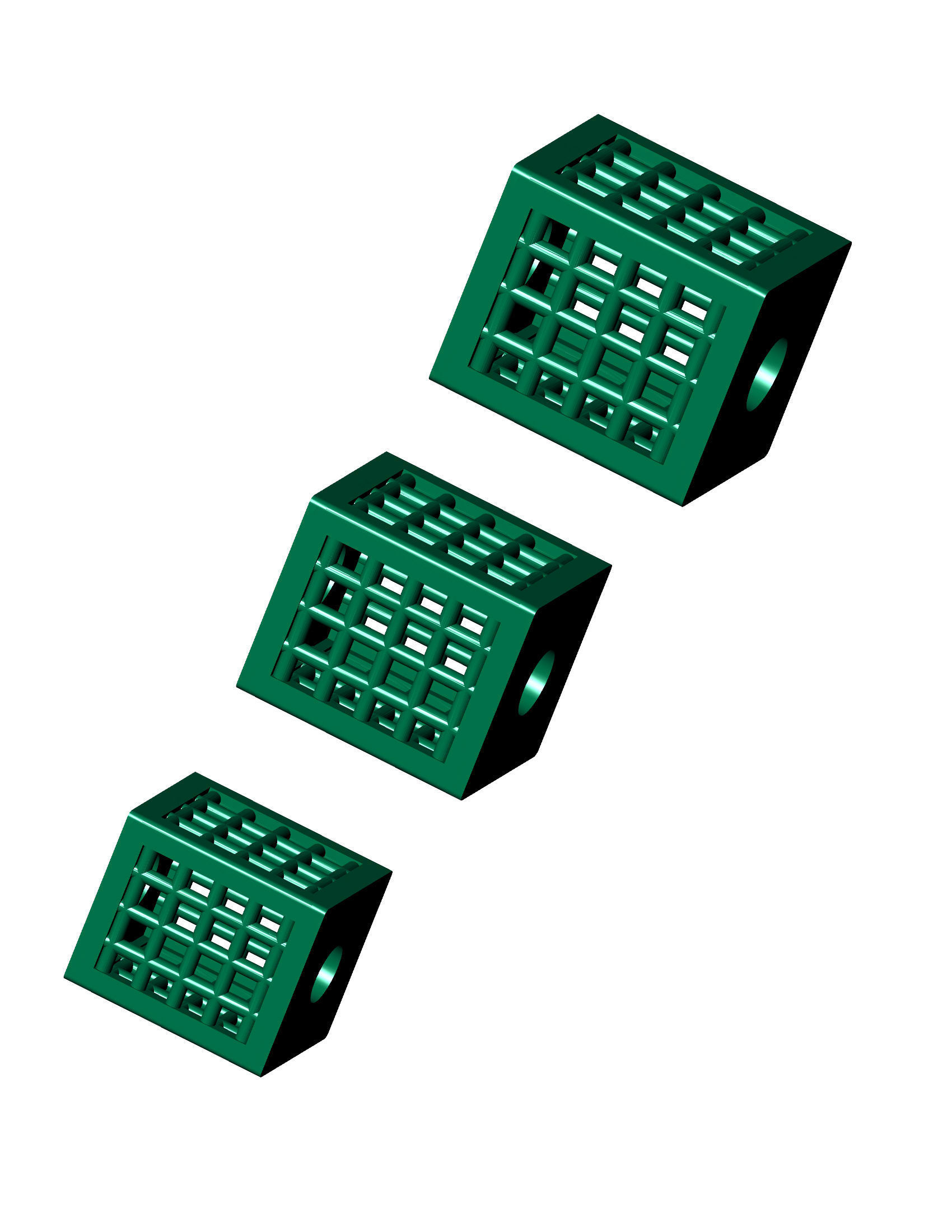 3 size beads or balls or jewellery accessories 3D print model_1