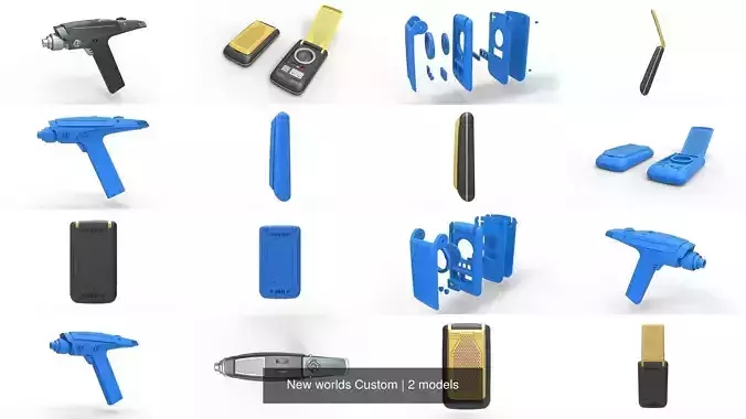 New worlds Custom 3D Model Collection