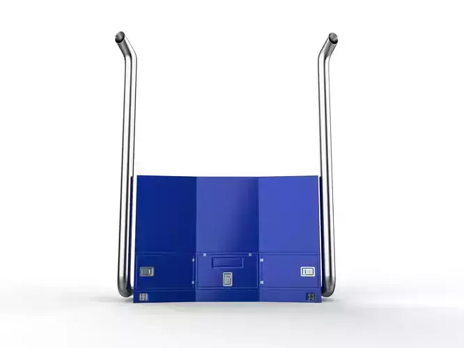 Truck back cab Tool box 3D model