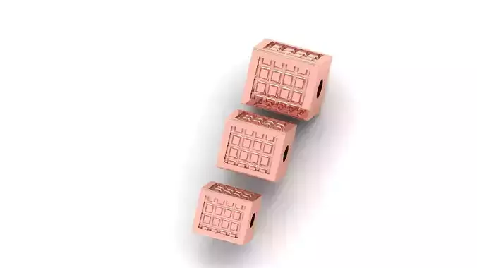 3 size beads or balls or jewellery accessories 3D print model