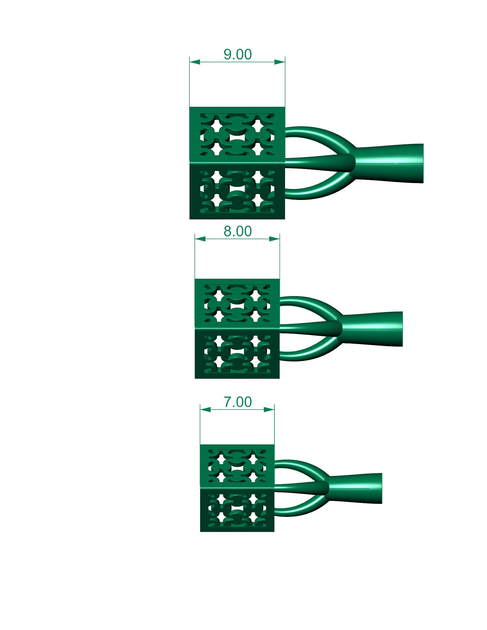 3 size beads or balls or jewellery accessories 3D print model_2
