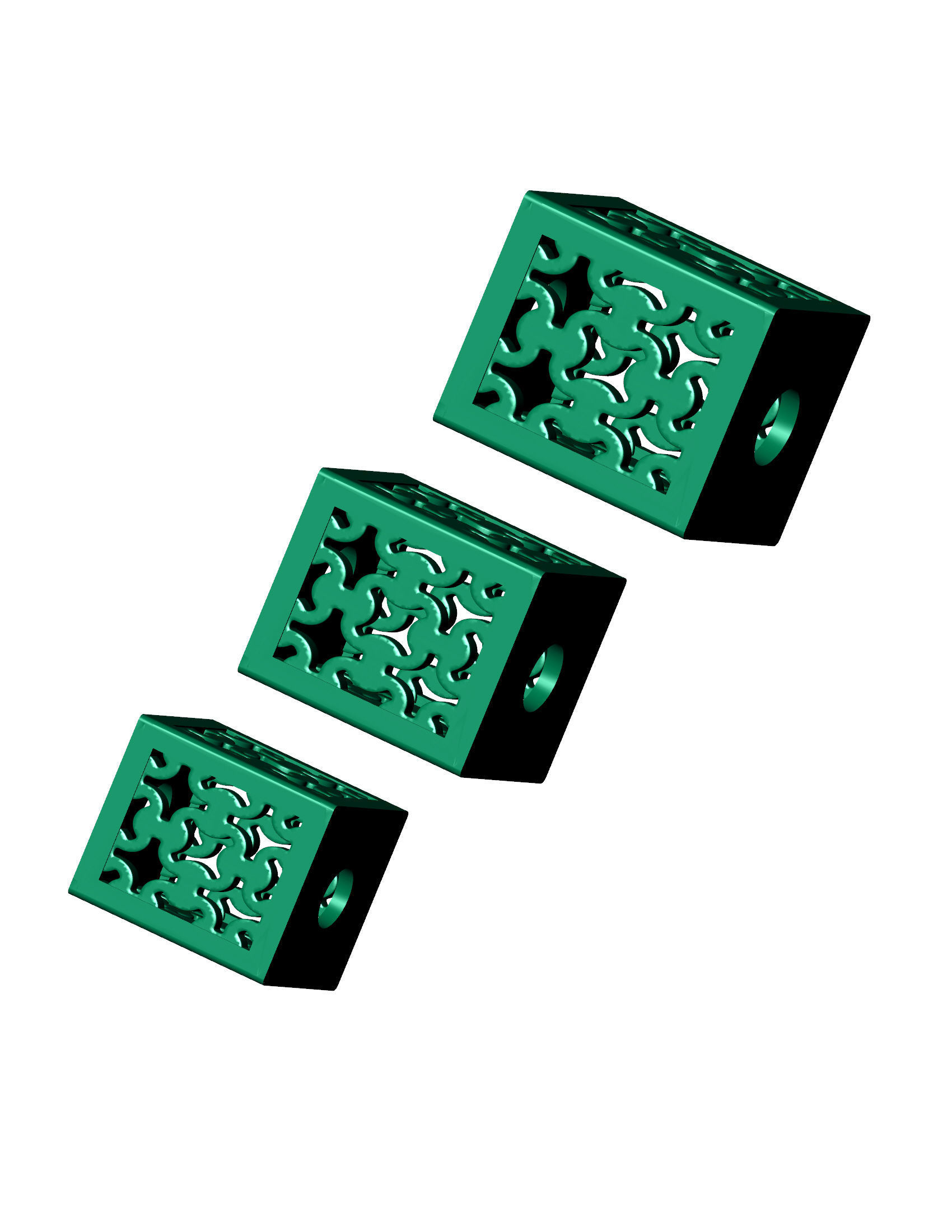 3 size beads or balls or jewellery accessories 3D print model_1