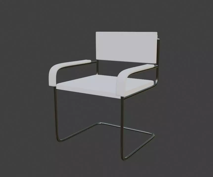 Office Chair Free low-poly 3D model_0
