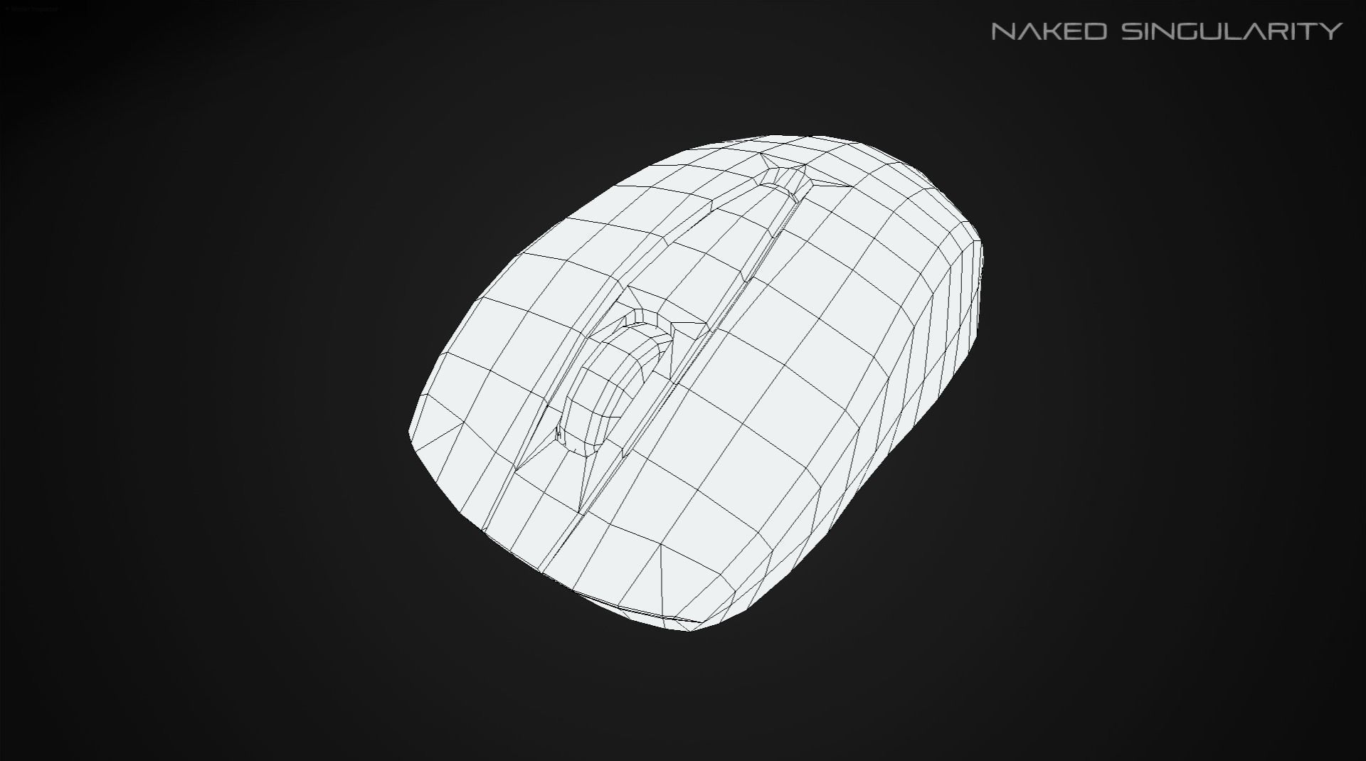 Mouse and Keyboard - Computer electronic Low-poly 3D model_8
