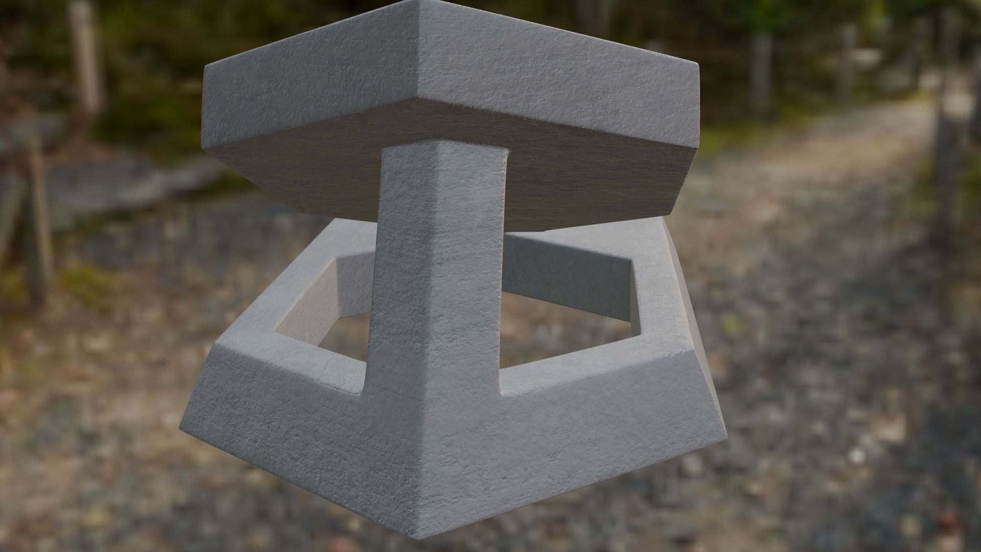 Hexagonal tablet with motivational message about respect 3D print model_3