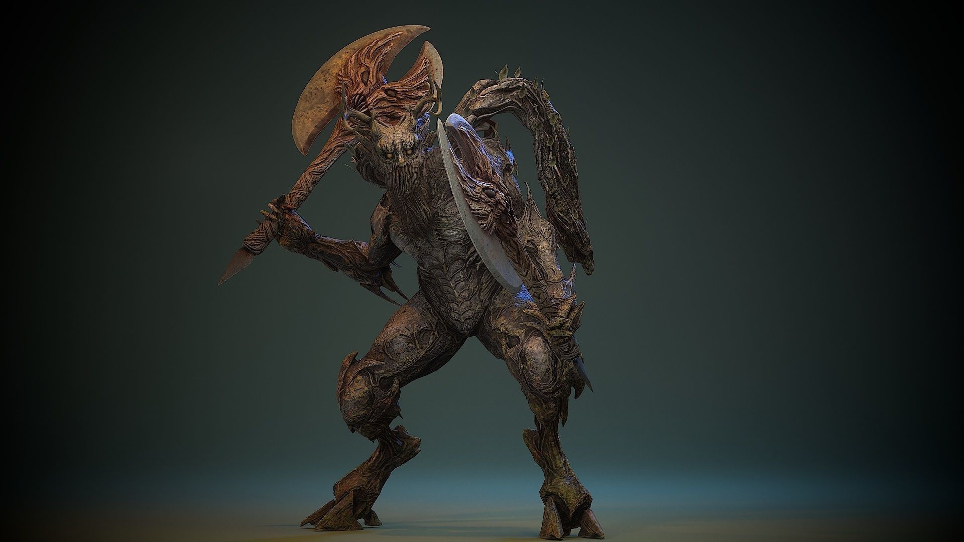 3D model Forest Creature VR / AR / low-poly | CGTrader