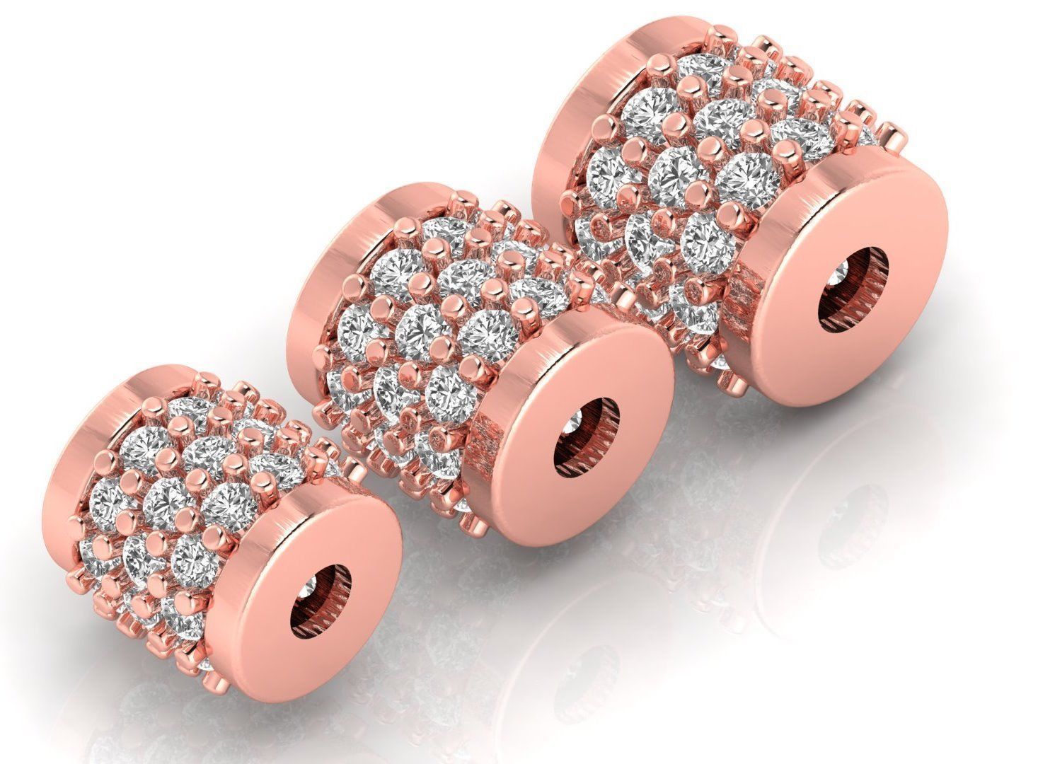 50 UNIQUE DESIGN OF 150 beads or balls or jewelry accessories 3D Model Collection_3