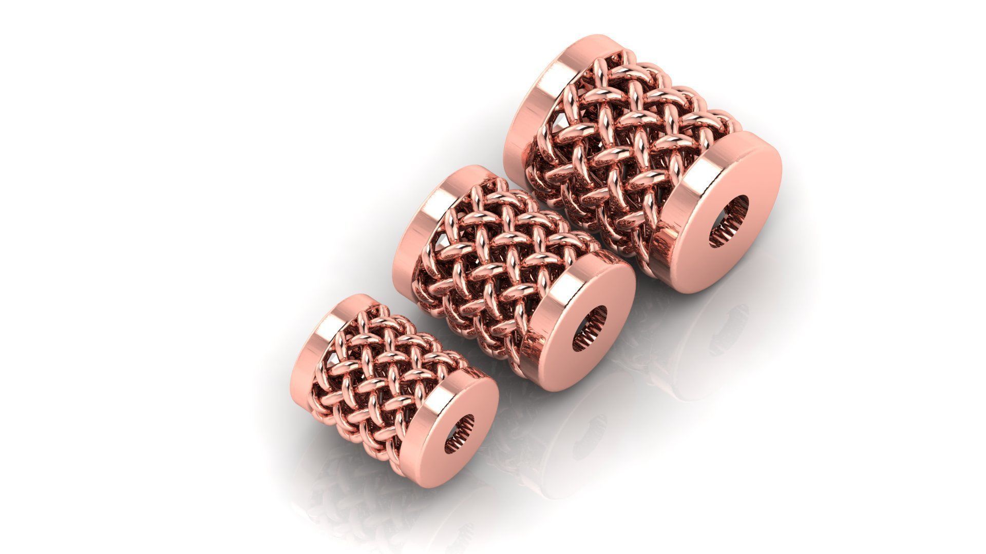 50 UNIQUE DESIGN OF 150 beads or balls or jewelry accessories 3D Model Collection_43