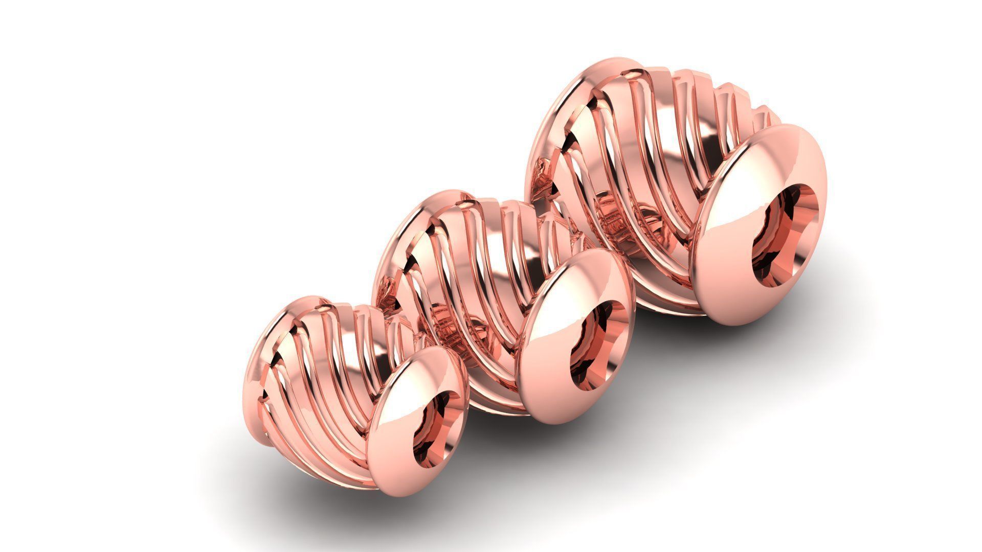 50 UNIQUE DESIGN OF 150 beads or balls or jewelry accessories 3D Model Collection_14