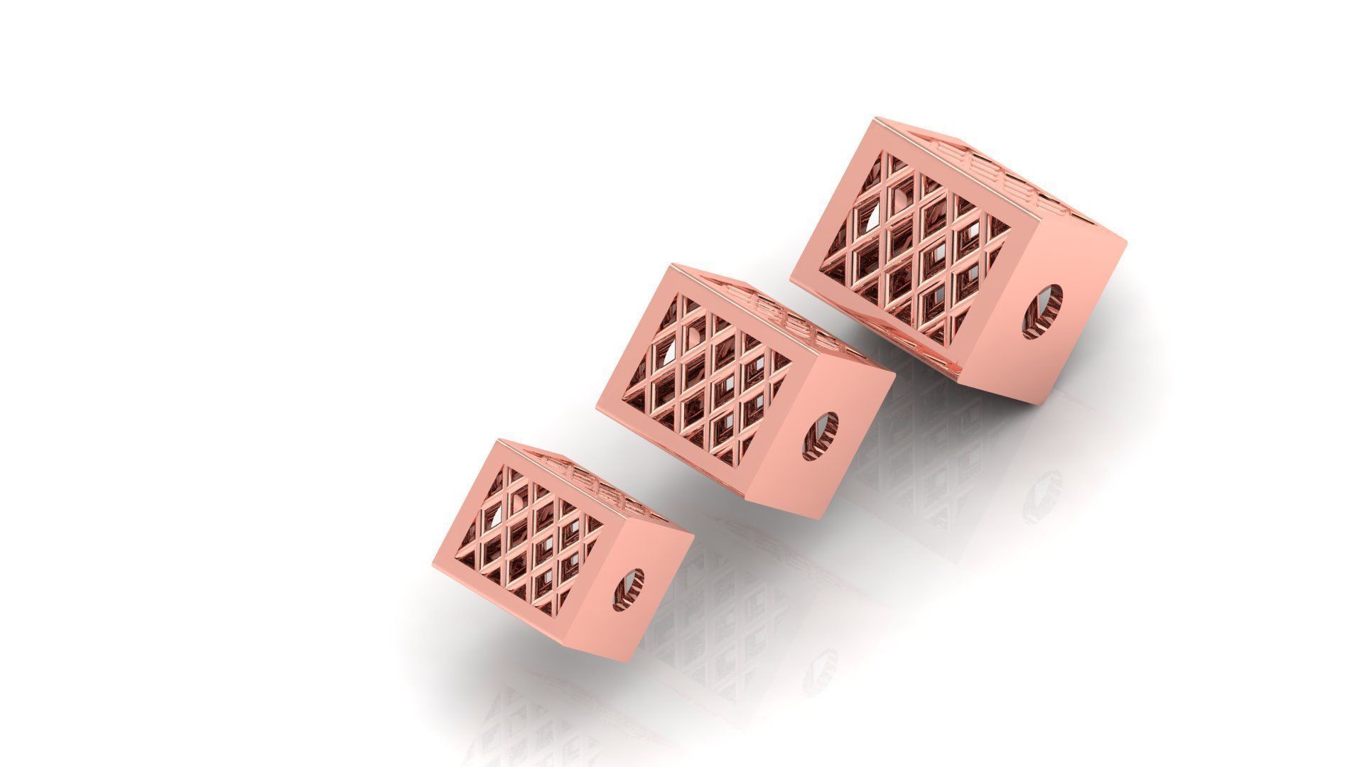 50 UNIQUE DESIGN OF 150 beads or balls or jewelry accessories 3D Model Collection_49