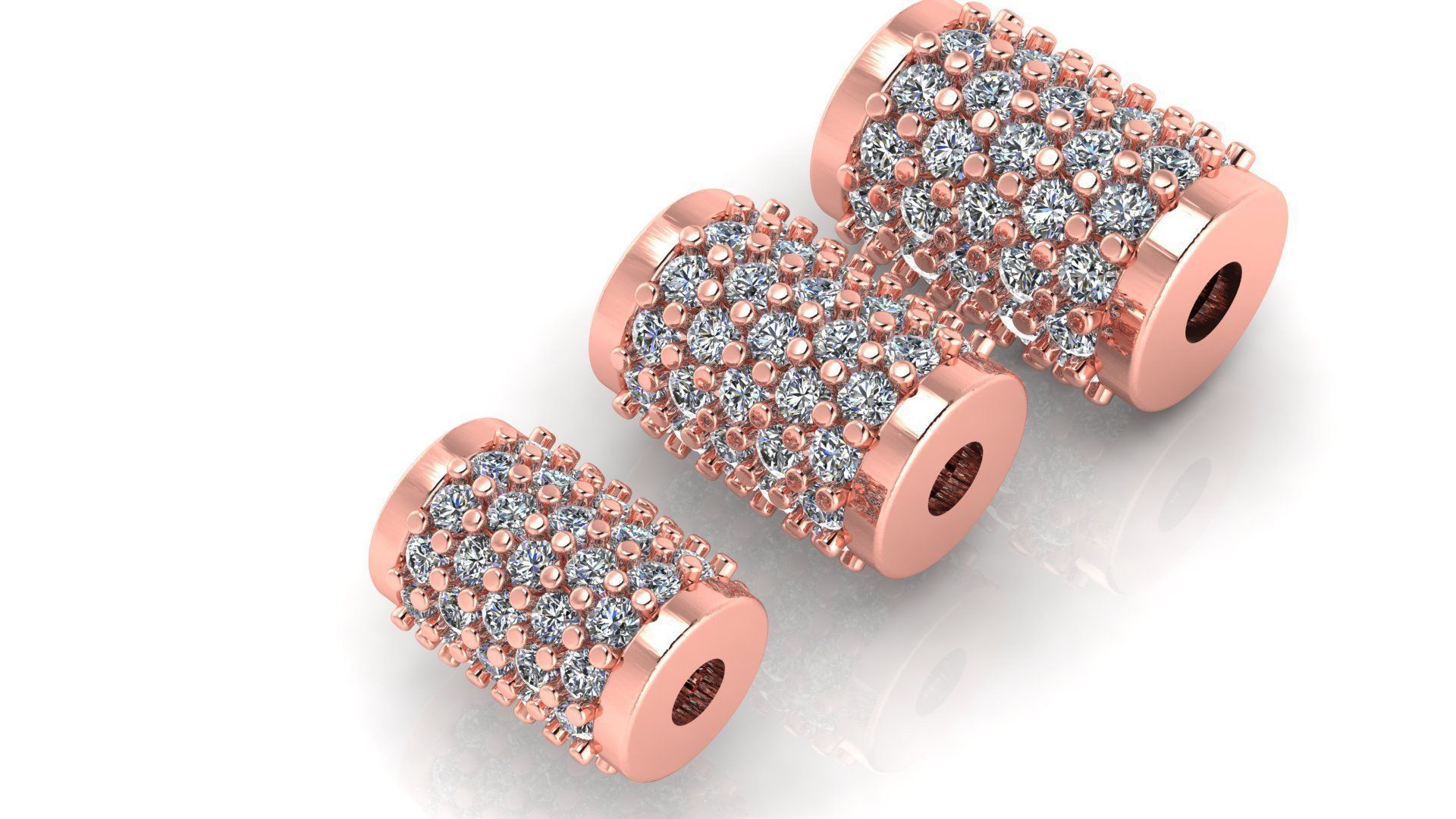 50 UNIQUE DESIGN OF 150 beads or balls or jewelry accessories 3D Model Collection_4