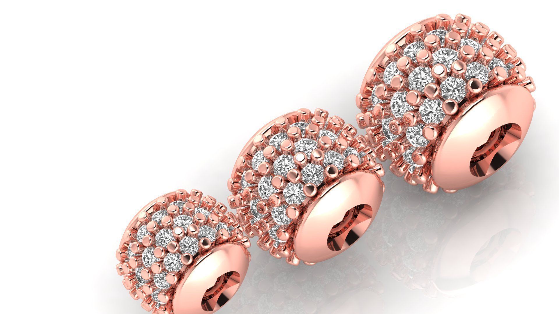 50 UNIQUE DESIGN OF 150 beads or balls or jewelry accessories 3D Model Collection_5