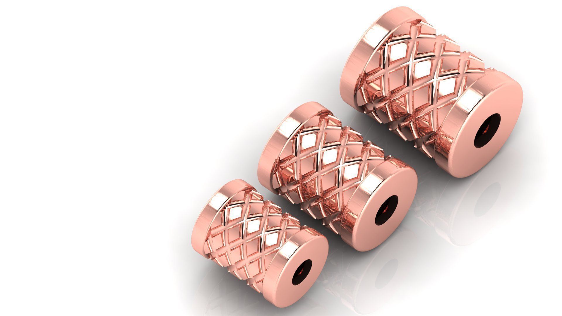 50 UNIQUE DESIGN OF 150 beads or balls or jewelry accessories 3D Model Collection_41