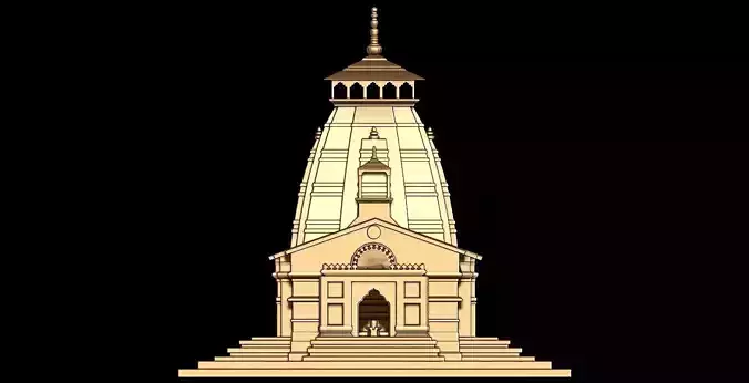 KEDARNATH TEMPLE 3D print model