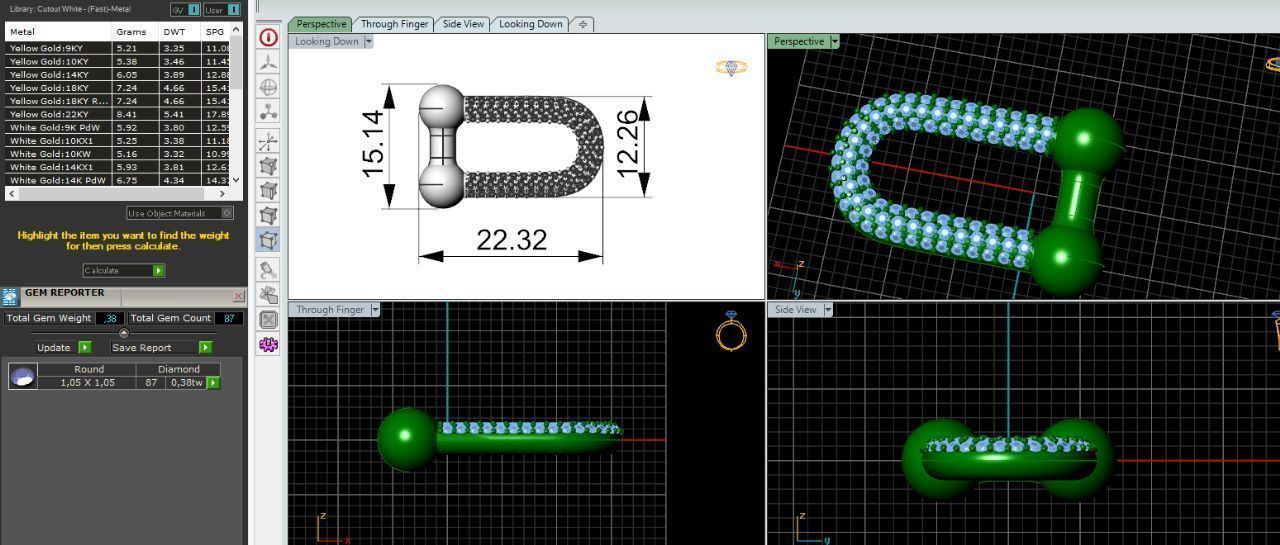 2301 bracelet 3D print model_3