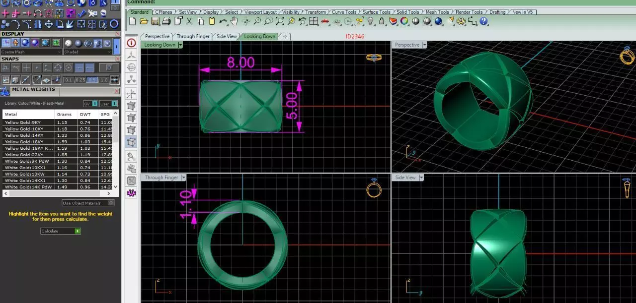 2346 chnel pendants 3D print model_0