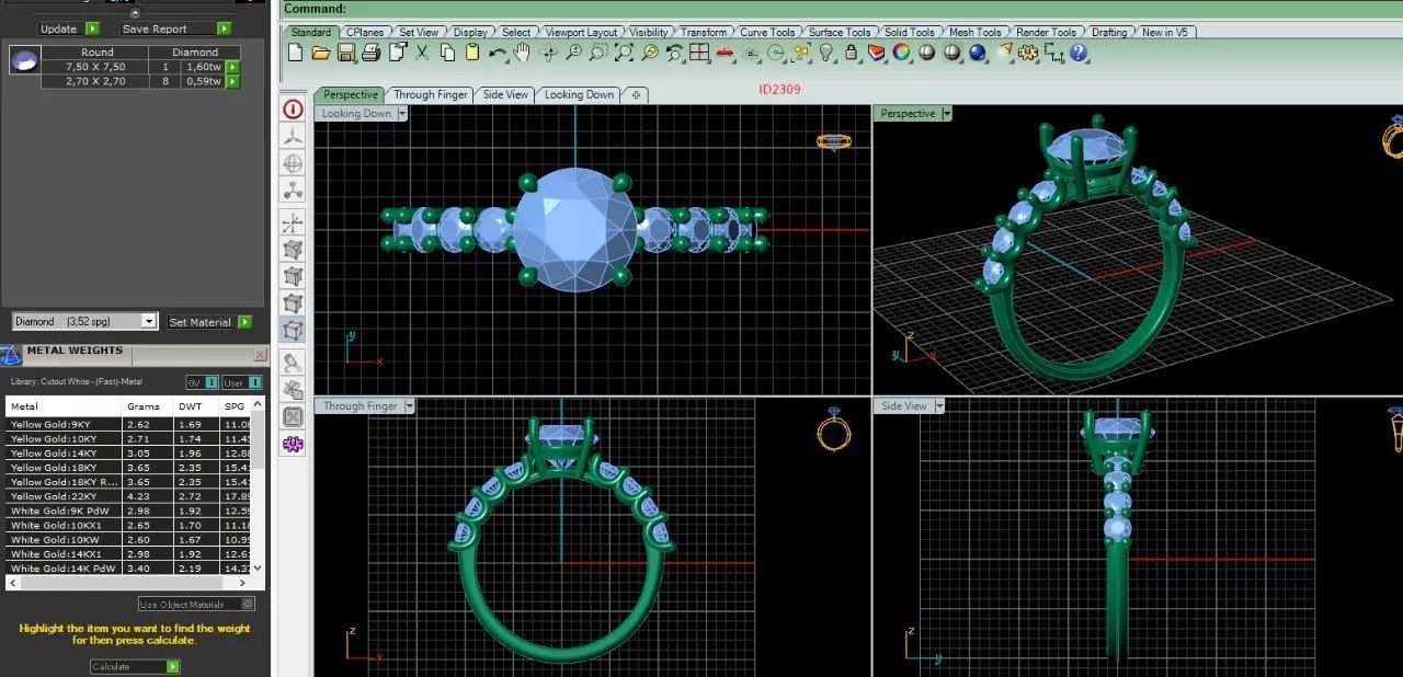 2309 ring 3D print model_0