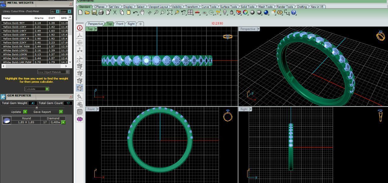  2330 ring 3D print model_1