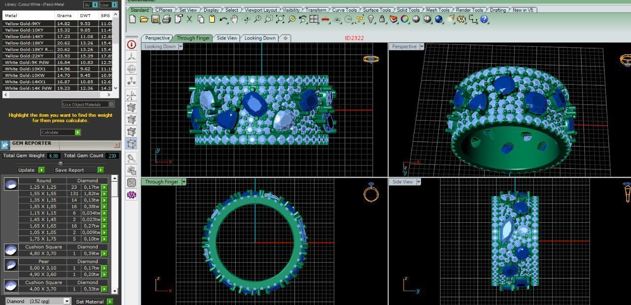  2322 ring 3D print model_2