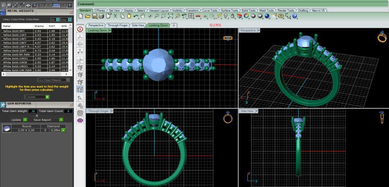  2357 ring 3D print model_1