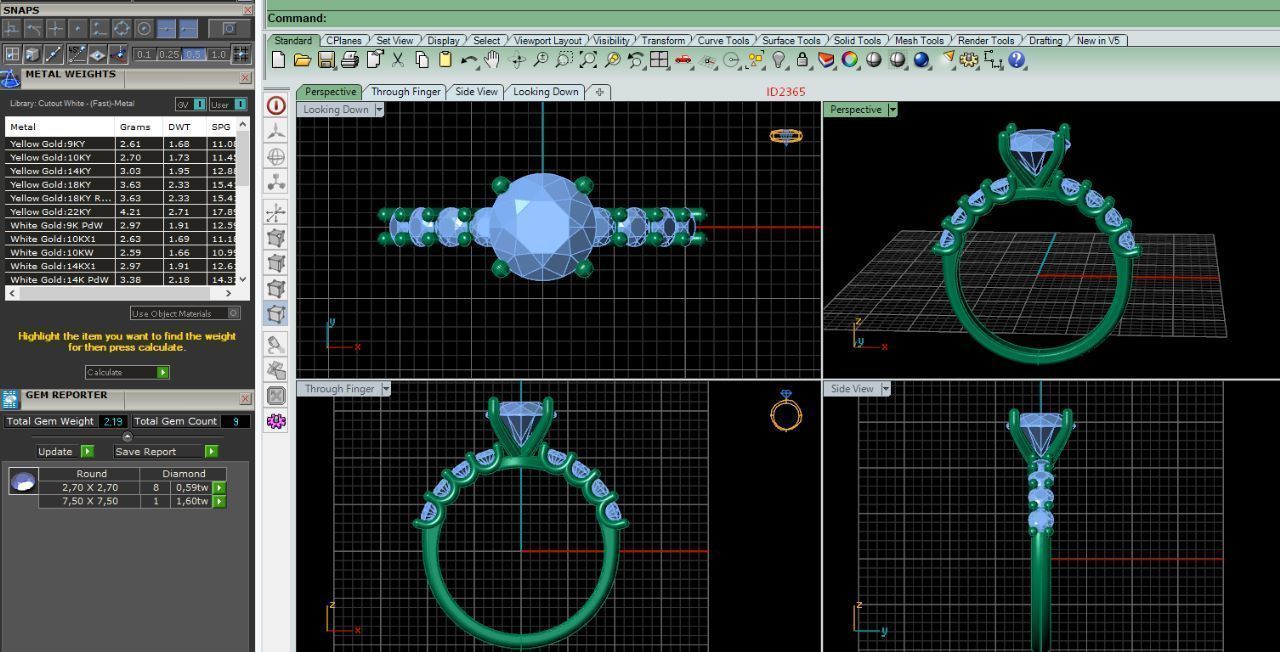   2365 ring 3D print model_1