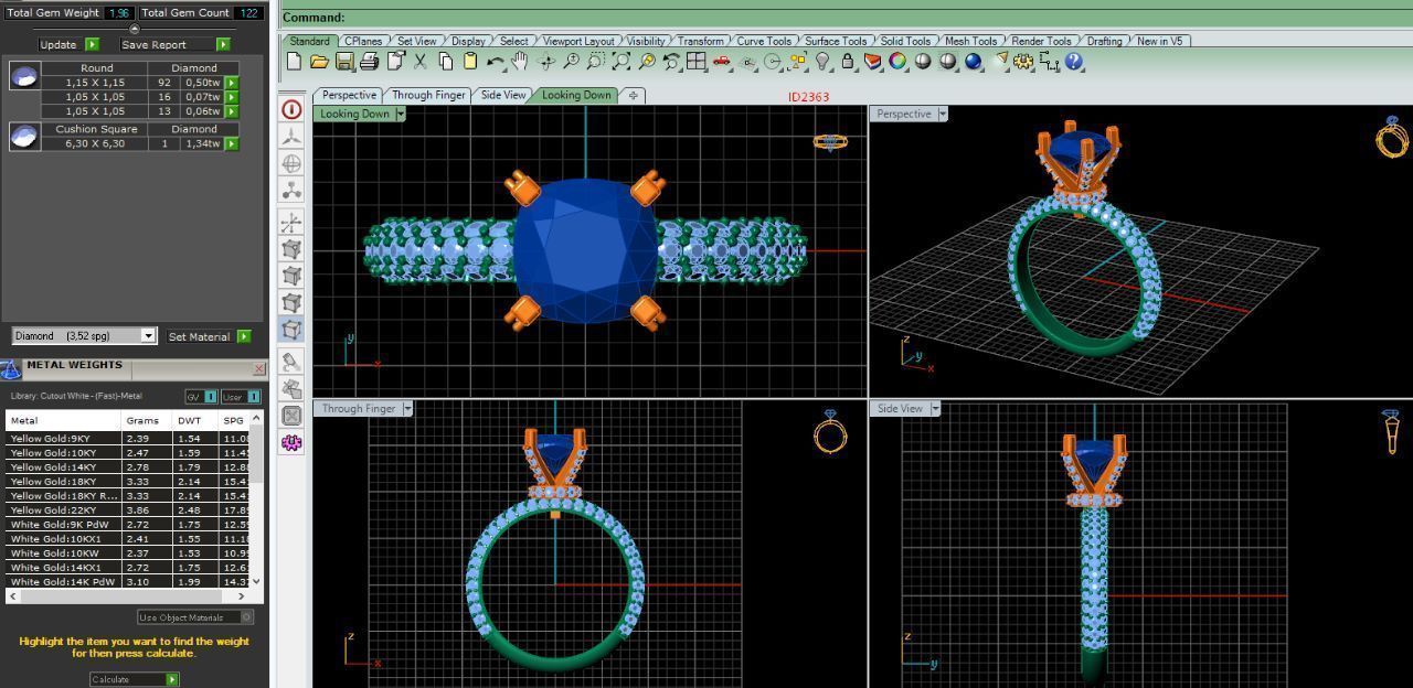  2363 ring 3D print model_1