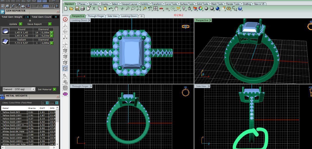 2362 ring 3D print model_1