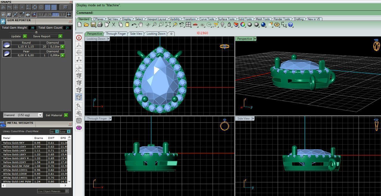  2360 pear 3D print model_1