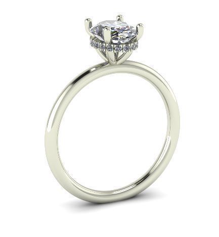  2358 ring oval 3D print model_2