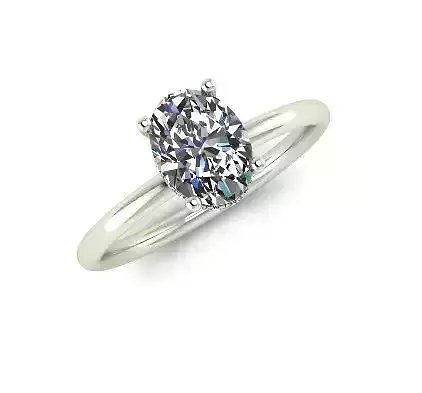 2358 ring oval 3D print model