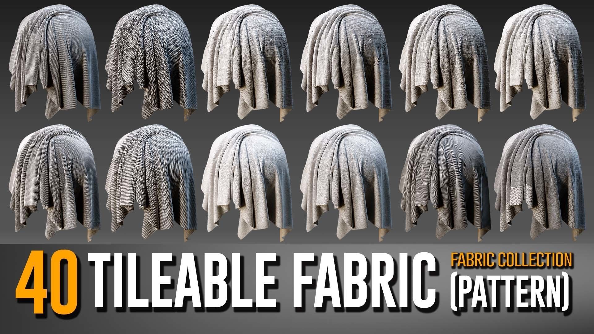 40 Tileable Fabric Collection- VOL 05 Texture_1