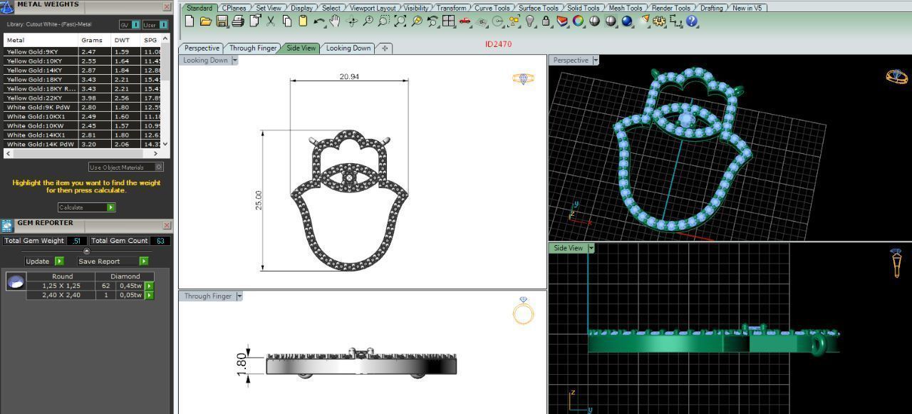  2470 xamsa hamsa 3D print model_1