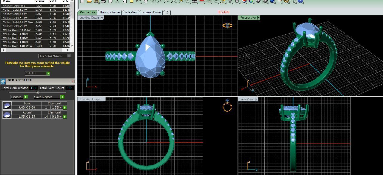  2468 ring 3D print model_1