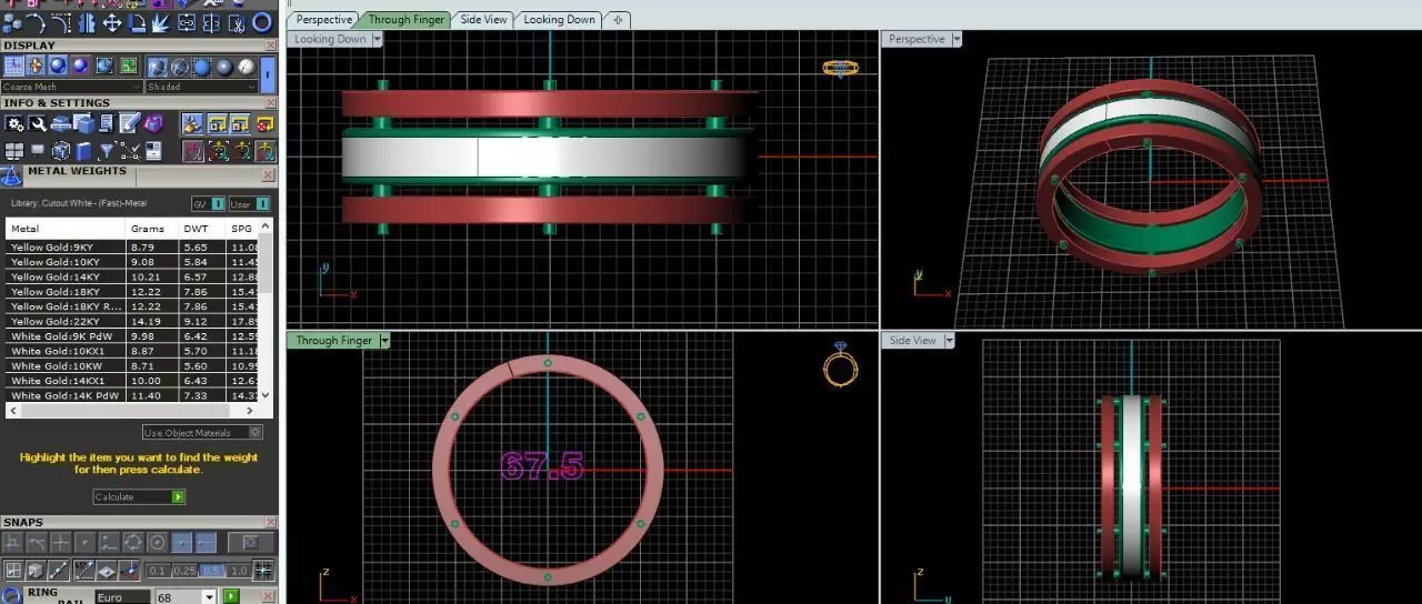  2547 obruchalki ring 3D print model_0
